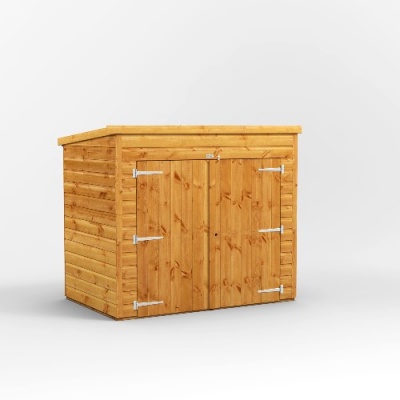 Power Pent Bike Shed 6x4